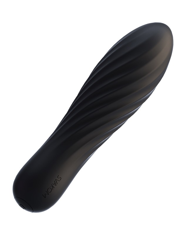 SVAKOM TULIP Black/ チューリップ ブラック ミニバイブレーター 手のひらサイズ   パワフル振動 