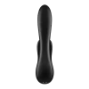 Satisfyer Double Flex ダブルフレックス 中イキバイブ 2点責め ブラック アダルトグッズ 