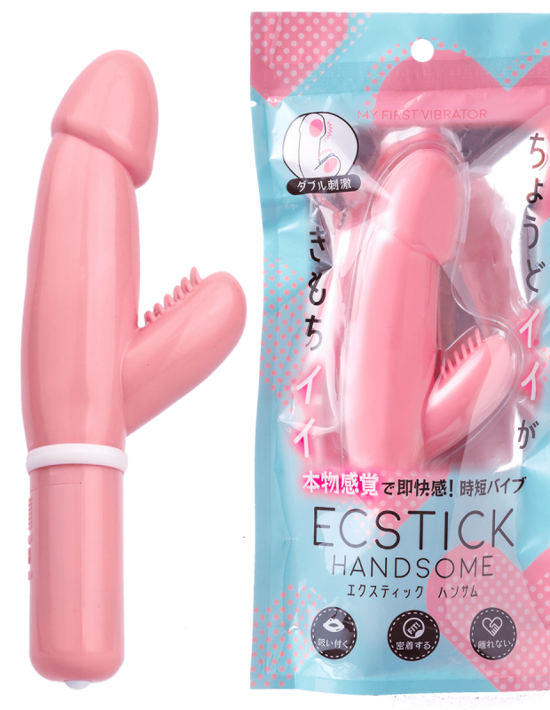 Ecstick HANDSOME Pink バイブ ピンク 女性用 アダルトグッズ 大人のおもちゃ