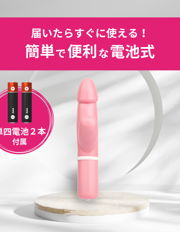 Ecstick HANDSOME Pink バイブ ピンク 女性用 アダルトグッズ 大人のおもちゃ