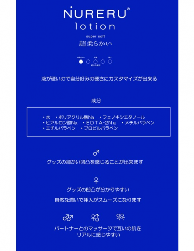 NURERUローション(超柔らかい)370ml 大人用 ラブグッズ 大人のおもちゃ