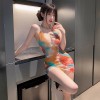 胸露 ぼかしプリント ランジェリー 夏のセクシー ラブグッズ 大人のおもちゃ